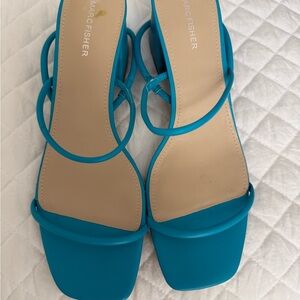 Marc Fisher Women's Teal Sandals